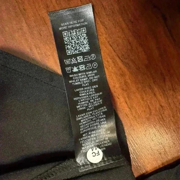 Topshop Print Wrap Midi Dress in Pink Multi Size 2 - Picture 7 of 8